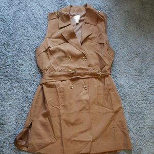 Chico's Tencel Trench Style Dress